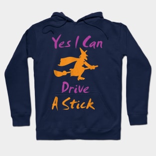 Yes I Can Drive A Stick Hoodie